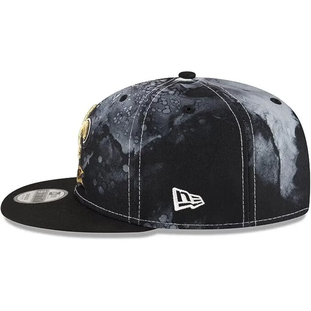 New Era‎ New Orleans Saints 2022 Sideline NFL Ink Dye Black 9FIFTY Snapback Hat